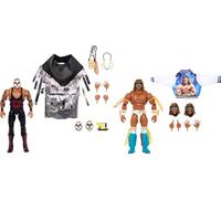 Mattel WWE Ultimate Edition Action Figure Confezione da 2, Greatest Grudges '92 Set da collezione con Ultimate Warrior & Papa Shango 15,2 cm Superstar e accessori