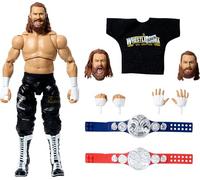 Mattel WWE Ultimate Edition - Action figure da collezione Sami Zayn con accessori intercambiabili come teste extra e mani intercambiabili