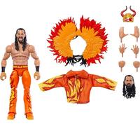 Mattel WWE Ultimate Edition - Seth Rollins, action figure articolata da collezione con accessori, tecnologia TrueFX e teste e mani intercambiabili, giocattolo per bambini, 8+ anni, HVV71