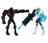 Mattel Y1407 - Max Steel Ms Battle Packclaw Dredd vs Blaster Max