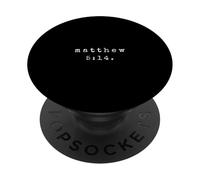 Matteo 5:14 Religioso Cristiano PopSockets PopGrip Adesivo