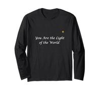 Matteo 5:14 Tu sei la luce del mondo basato sulla fede Maglia a Manica