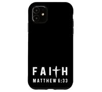 Matteo 6:33 6 33 Fede - Dio Gesù Cristiano Cerca il Regno Custodia per iPhone 11