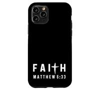 Matteo 6:33 6 33 Fede - Dio Gesù Cristiano Cerca il Regno Custodia per iPhone 11 Pro