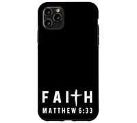 Matteo 6:33 6 33 Fede - Dio Gesù Cristiano Cerca il Regno Custodia per iPhone 11 Pro Max