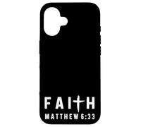 Matteo 6:33 6 33 Fede - Dio Gesù Cristiano Cerca il Regno Custodia per iPhone 16