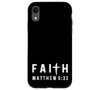 Matteo 6:33 6 33 Fede - Dio Gesù Cristiano Cerca il Regno Custodia per iPhone XR