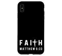 Matteo 6:33 6 33 Fede - Dio Gesù Cristiano Cerca il Regno Custodia per iPhone XS Max