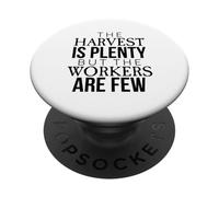 Matteo 9:37 Il raccolto è abbondante, ma gli operai sono poche fede PopSockets PopGrip Adesivo