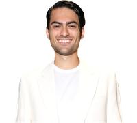 Matteo Bocelli (White Suit) Half Body Buddy Cutout