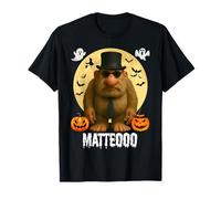 Matteo Mateo Matteooo Italiano Brainrot Meme Halloween Bambini Maglietta