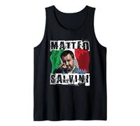 Matteo Salvini Forza Lega Salvini Italia Bandiera Canotta