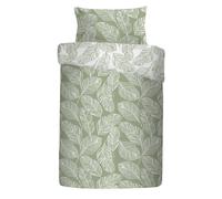 Matteo Set copripiumino facile da pulire per letto singolo colore verde