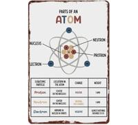 Matter Building Block Metal Sign for Homeschool 12x8 Inch