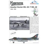 Matterhorn circle 32019 Hawker Hunter Mk. 58 - Presto Decalcomanie MC32019