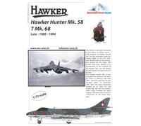 Matterhorn circle 72020 Hawker Hunter MK.58 T Mk 68 Late Decalcomanie MC72020
