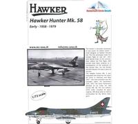 Matterhorn circle Mc 72019 Hawker Hunter MK.58 - Presto Decalcomanie