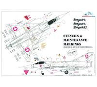 Matterhorn circle Mirage Stencil & Manutenzione Marcatori 111C 111S, 111RS Decal