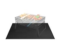 Mattes Grill per Outdoor Grill - TAFT Barbecue alla griglia | Fire Drituant Mat-Olio resistente all'olio, resistente al calore, Design Una buona protezione per varie griglie