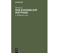Matthaeus Das Evangelium Matthaei (Copertina rigida)