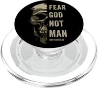 Matthew 10:2 Fear God Not Man - Christian Faith Bible Gospel PopSockets PopGrip per MagSafe