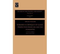 Matthew Anderson Toward a Critique of Guilt (Copertina rigida)