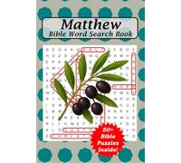 Matthew Bible Word Search Book: 50+ Bible Puzzles Inside! | 500+ Words From the Gospel of Matthew | Travel Size Bible Vocabulary Terms and ... Studies or Churches | 6 x 9 inches 68 pages