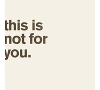 Matthew Bourne This Is Not for You (CD) Album