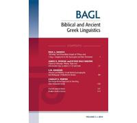 Matthew Brook O'Donne Biblical and Ancient Greek Linguistics, Volume (Tascabile)