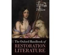 Matthew C. August The Oxford Handbook of Restoration Literat (Copertina rigida)
