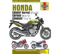 Haynes – Honda CB600F Hornet ('07–'12), CBF600 ('08–'12) e CBR600F ('11–'12)