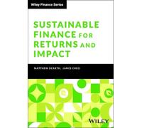 Matthew Dearth James Sustainable Finance for Returns and Im (Copertina rigida)