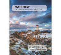 MATTHEW Easier-to-read King James: LARGE PRINT - 18 point, King James Today™