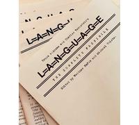 Matthew Hofer Bruce Andrews and Charles Bernstein's L=a=N=G=U (Copertina rigida)