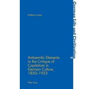 Matthew Lange Antisemitic Elements in the Critique of Capitalism in (Tascabile)