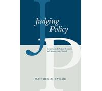 Matthew M. Taylor Judging Policy (Copertina rigida)