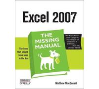 Matthew MacDonald Excel 2007 (Tascabile) Missing Manuals