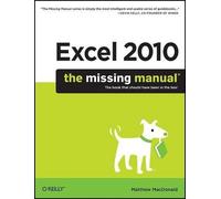 Matthew Macdonald Excel 2010: The Missing Manual (Tascabile)