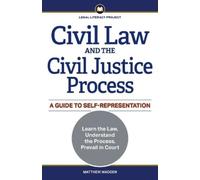 Matthew Madden Civil Law and the Civil Justice Process (Tascabile)