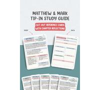 Matthew & Mark Chapter-by-Chapter Tip-In Bible Study Guide: Cut-Out Reference Cards with Chapter Reflections