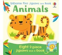 Matthew Oldham Usborne First Jigsaws and Book: Animals (Tascabile)