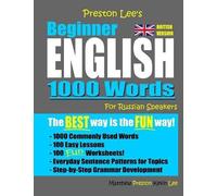 Matthew Preston Preston Lee's Beginner English 1000 Words For Russia (Tascabile)