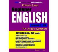 Matthew Preston Preston Lee's Beginner English Lesson 1 - 20 For Ara (Tascabile)