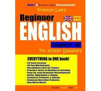 Matthew Preston Preston Lee's Beginner English Lesson 21 - 40 For Kh (Tascabile)