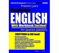 Matthew Preston Preston Lee's Beginner English With Workbook Section (Tascabile)