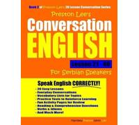 Matthew Preston Preston Lee's Conversation English For Serbian Speak (Tascabile)