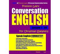 Matthew Preston Preston Lee's Conversation English For Ukrainian Spe (Tascabile)