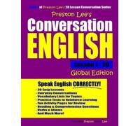 Matthew Preston Preston Lee's Conversation English Lesson 1 - 20 Glo (Tascabile)