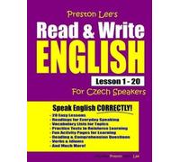 Matthew Preston Preston Lee's Read & Write English Lesson 1 - 20 For (Tascabile)
