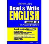Matthew Preston Preston Lee's Read & Write English Lesson 1 - 40 For (Tascabile)